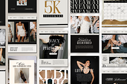 Editorial Instagram Templates, a Social Media Template by Ad Astra Creations (Thumbnail 2 of 6)