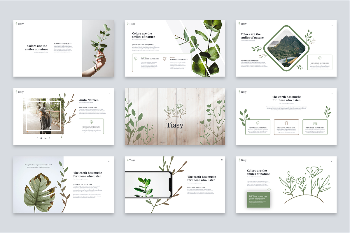 Tiasy Powerpoint Template, a Presentation Template by Reshapely (Photo 3 of 7)