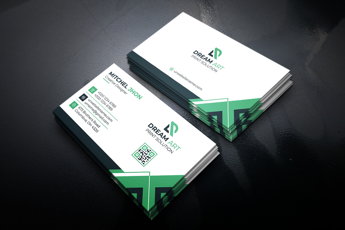 Corporate Business Card Template, a Business Card Template by GFXCity (Photo 4 of 4)