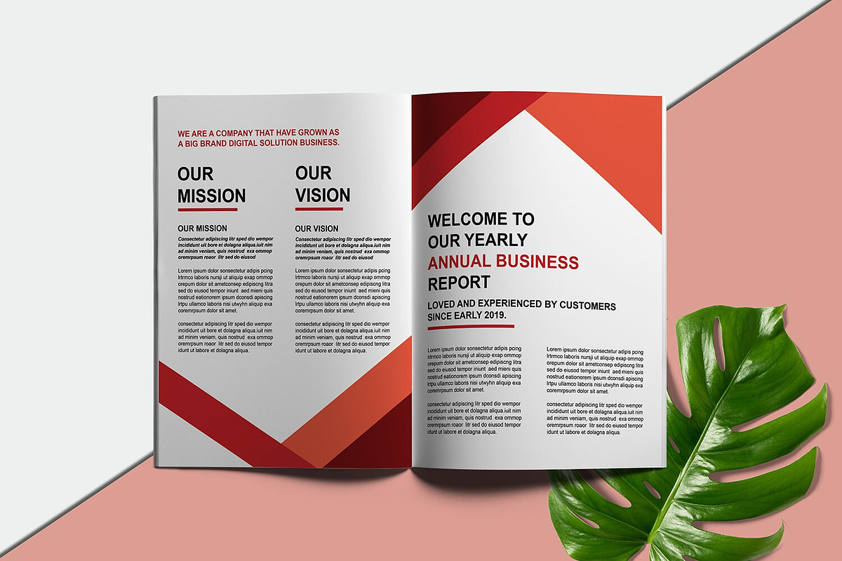 Corporate Annual Report Template, a Brochure Template by Template Shop (Photo 10 of 10)