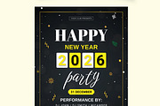 Happy New Flyer Layout, a Flyer Template by MightyDesign (Thumbnail 4 of 8)