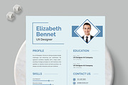 Resume Design Layout, a Resume Template by MightyDesign (Thumbnail 4 of 8)