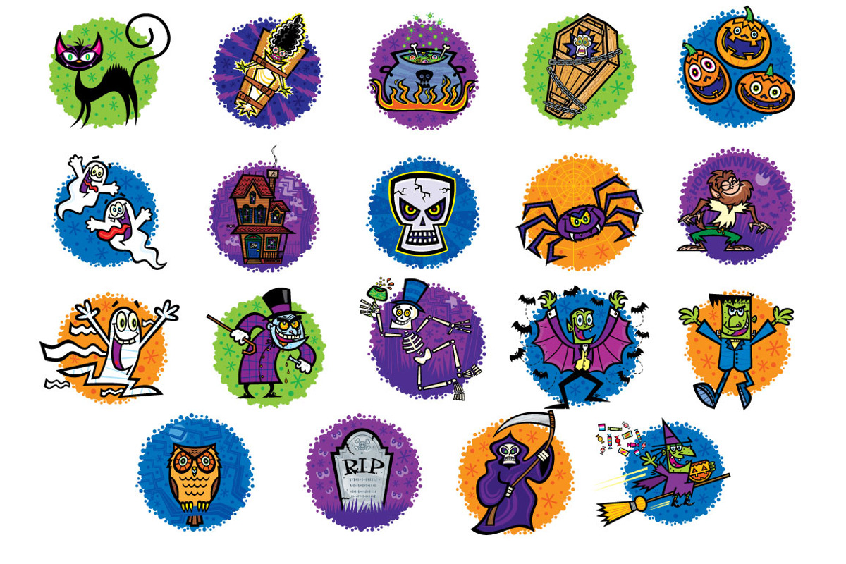 Halloween Vectors, an Illustration by steckfigures (Photo 2 of 2)