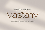 Vastany | A Stylish Sans Serif, a Sans Serif Font by Andrimada Creative (Thumbnail 1 of 14)