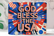God Bless USA Flag 20oz Tumbler, an Arts & Entertainment Photo by LamanAzalea (Thumbnail 1 of 2)