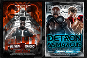 6 Boxing Match Flyer Template A5, a Flyer Template by OnurDemircan (Thumbnail 2 of 5)