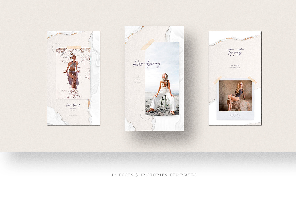 Ripped Paper 24 Instagram, a Social Media Template by Stories Collective (Photo 3 of 6)