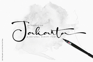 Jakarta - Natural Script Font