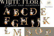 White Flora - Christmas clipart, a Decorative Illustration by Vasmila (Thumbnail 7 of 15)