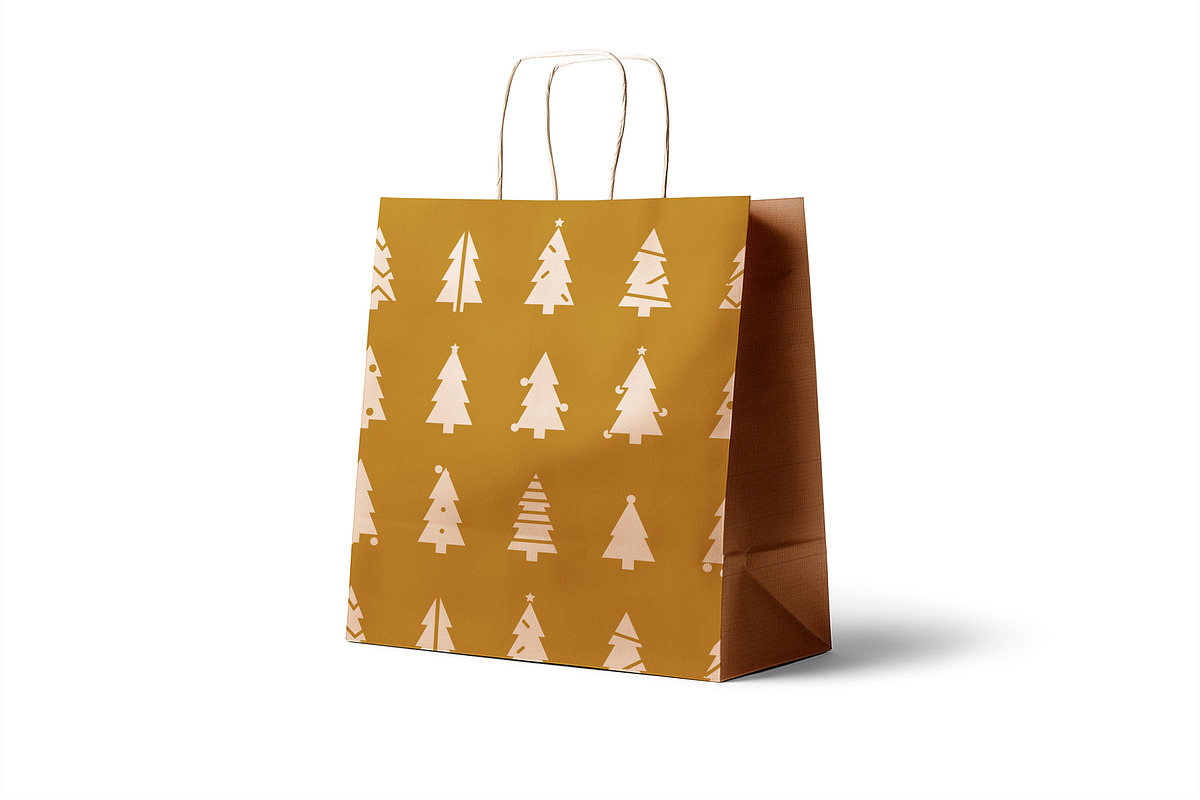 Christmas tree seamless pattern, a Pattern Graphic by Viktorijareut (Photo 4 of 4)