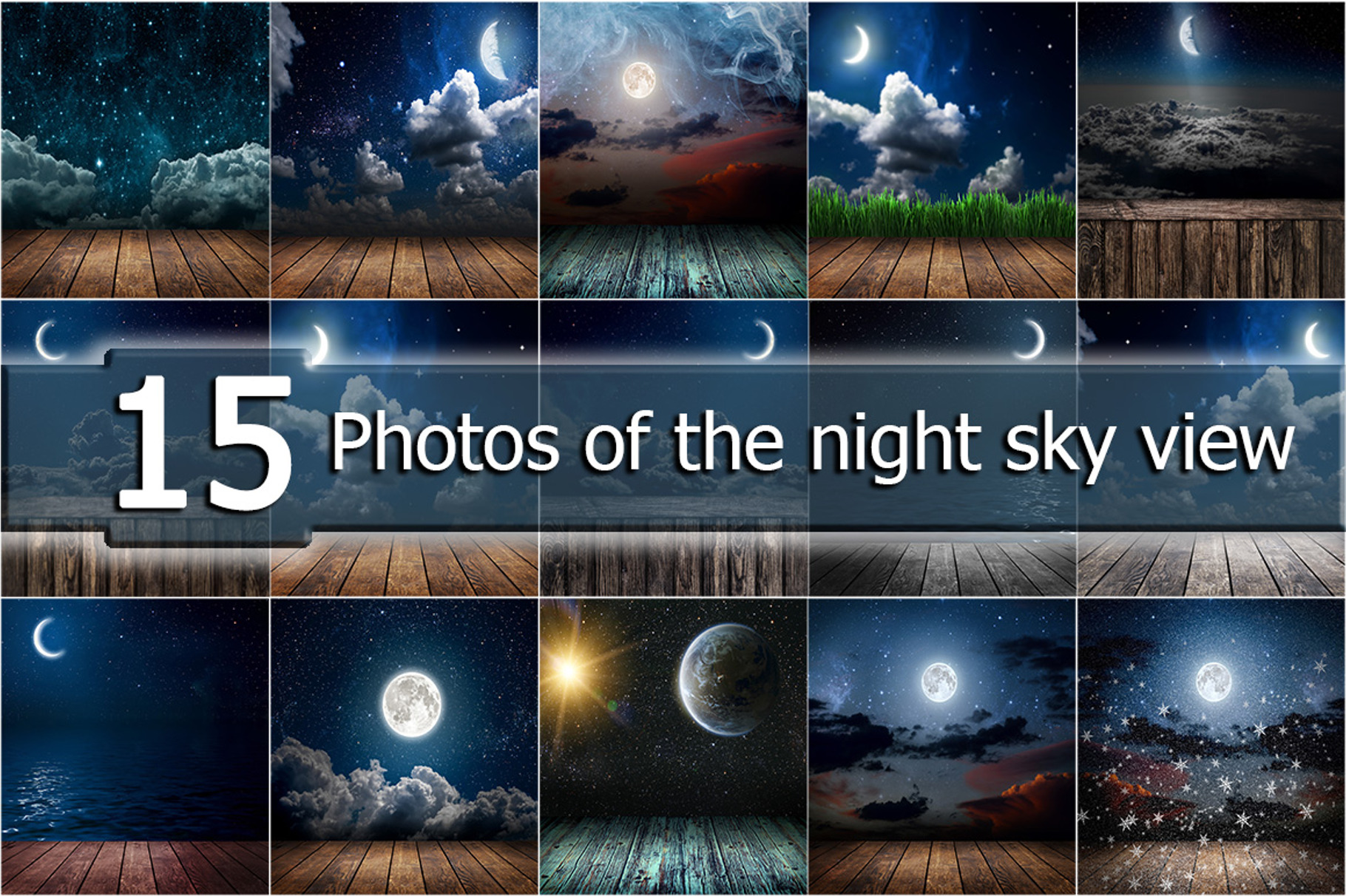 Night sky and table top, an Arts & Entertainment Photo by vovan