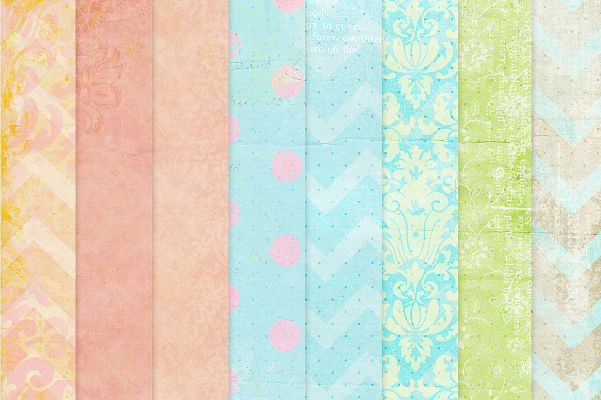 Summer Sorbet Backgrounds preview 2