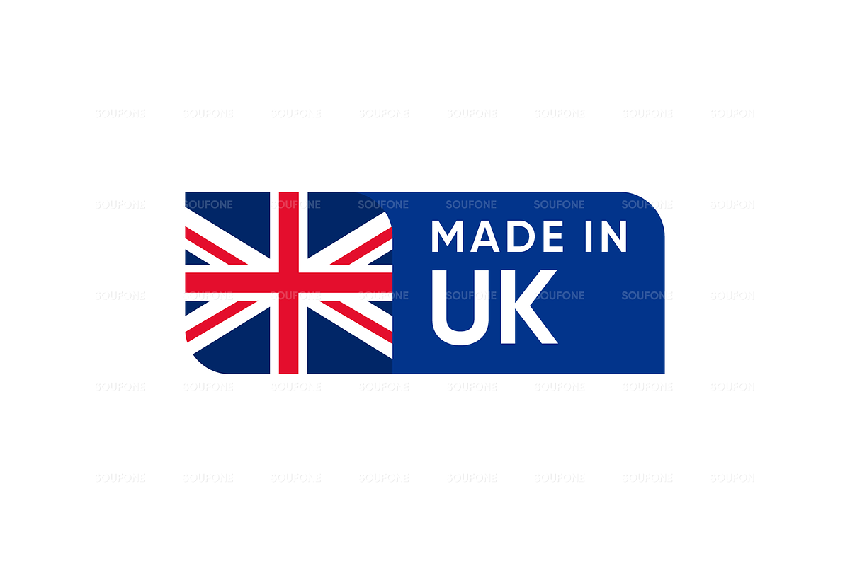 Made in UK Badge Label Bundle, an Illustration by Soufone (Photo 2 of 6)