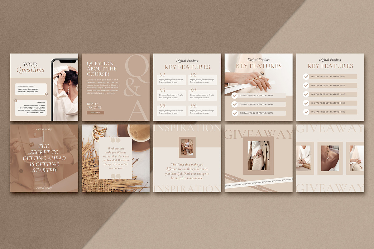 4 in 1 Course Creator Bundle CANVA, a Presentation Template by Studio Loire (Photo 63 of 73)