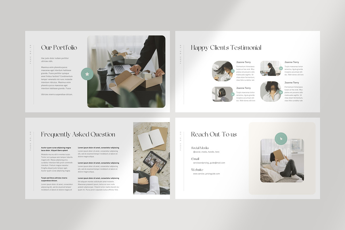 Service and Pricing Guide Canva, a Presentation Template by Lunaria (Photo 4 of 7)