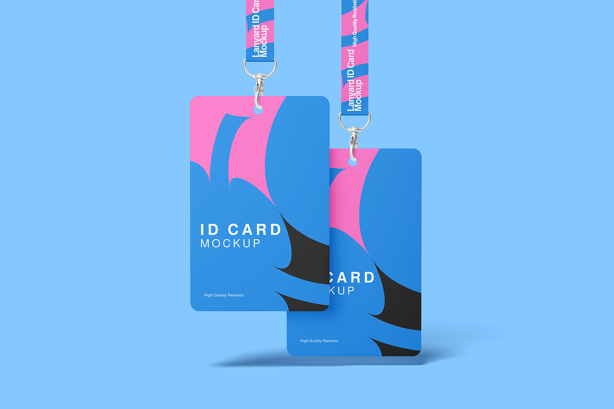 ID Card Mockup, an Advertising Mockup by DSNA Mockup (Photo 4 of 5)