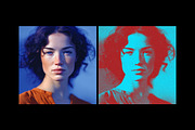 Duotone Grainy Photo Effect, a Brushes & More by Design Squad (Thumbnail 2 of 6)