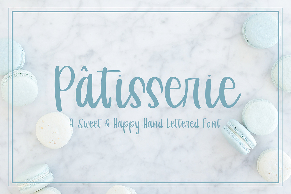 Patisserie Script, a Script Font by Beck McCormick (Photo 1 of 6)