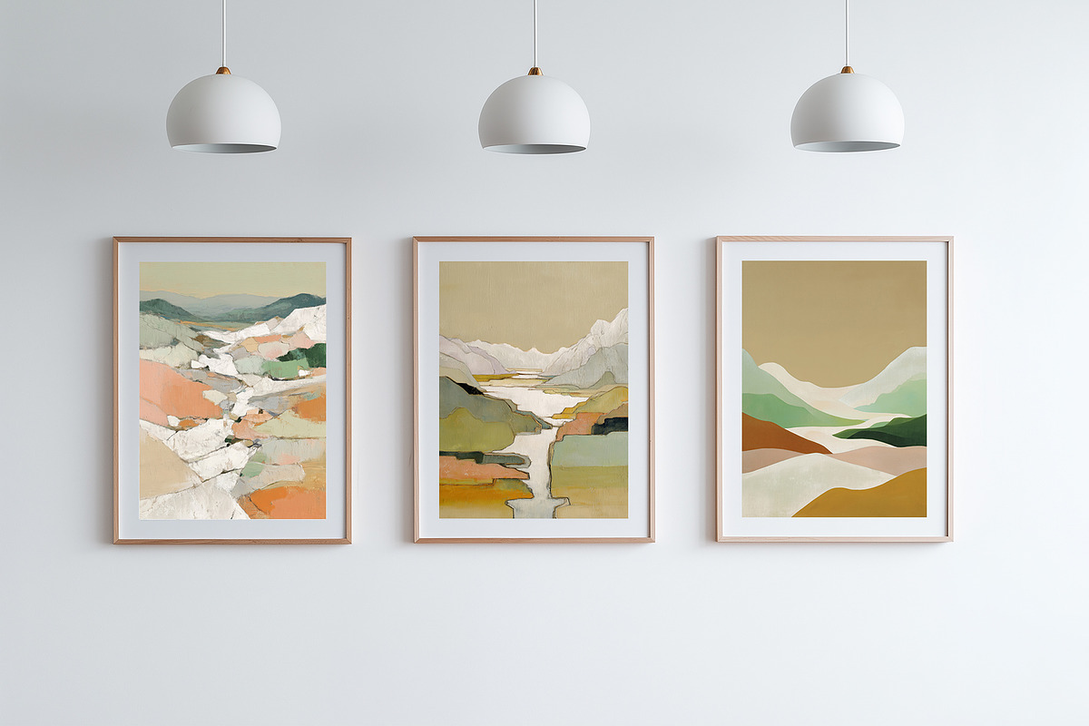 Abstract Landscape Illustration, a Decorative Illustration by Housui Patterns (Photo 7 of 12)