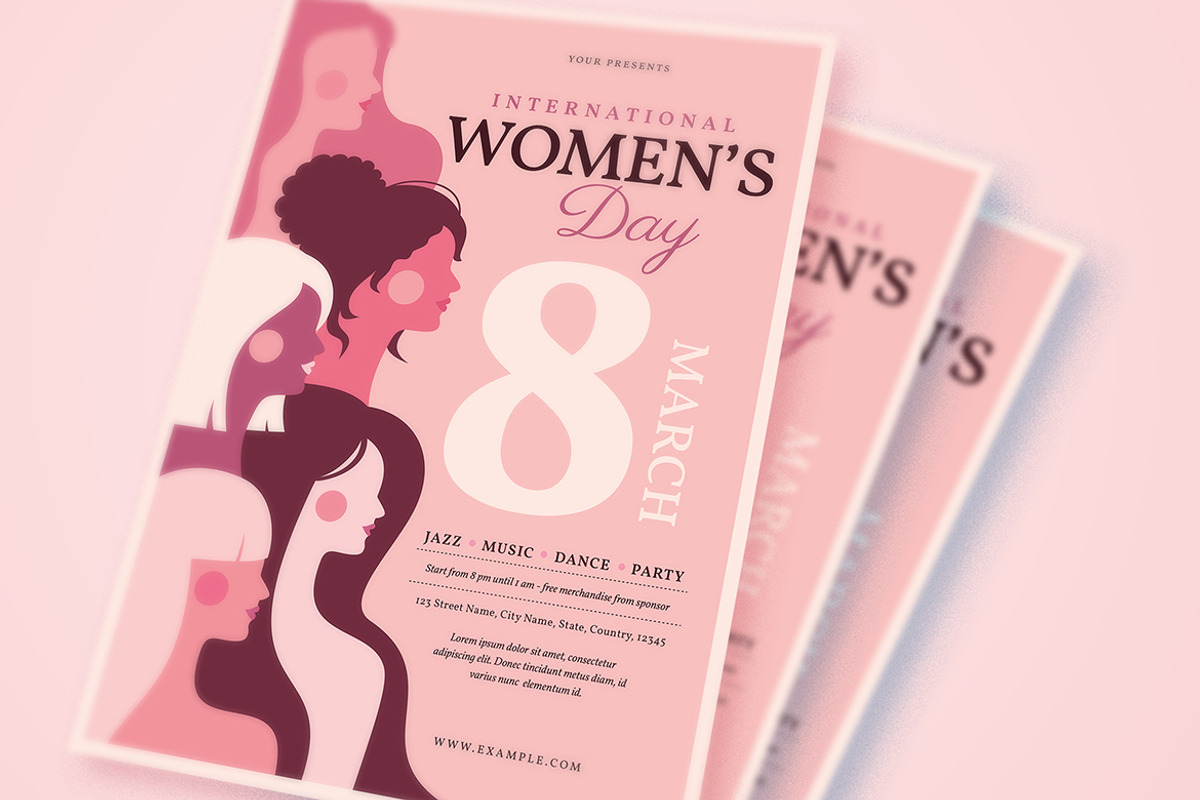 Women's Day Flyer, a Flyer Template by Esui Studio (Photo 2 of 4)