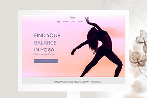 Squarespace Yoga Fitness Website