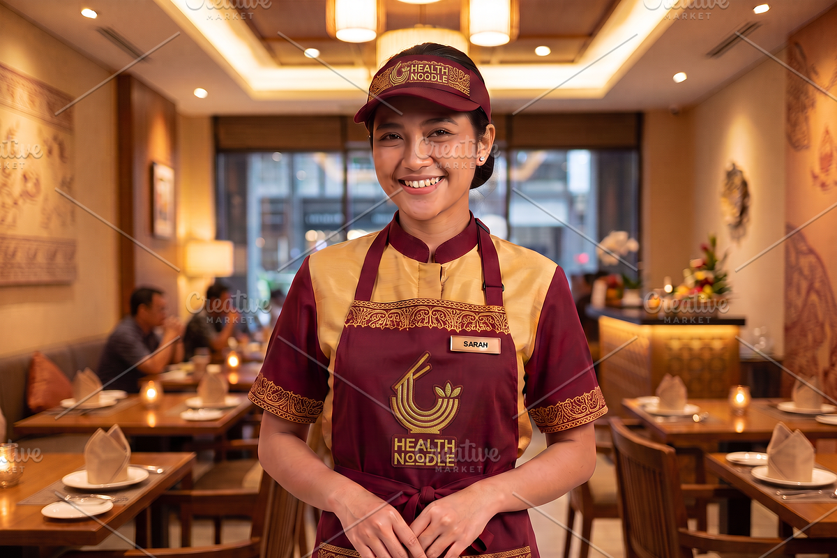 Organic Noodle Logo, a Branding & Logo Template by Atlantis X Nurman Arbai (Photo 4 of 4)
