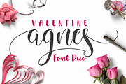 Valentine Agnes FONT DUO, a Script Font by Olexstudio (Thumbnail 2 of 7)