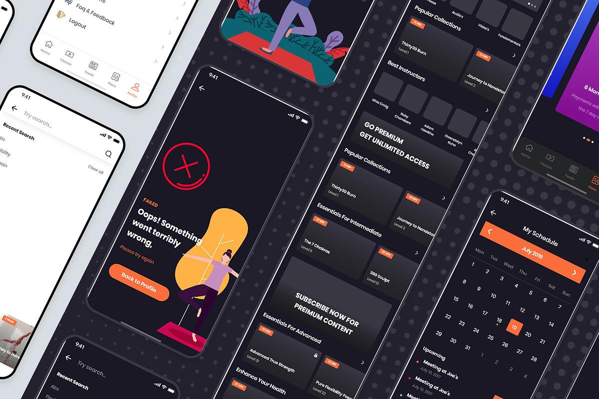 Smile 2.0 - Yoga UI Kit, an UI Kit Template by SyalUIUX (Photo 6 of 9)
