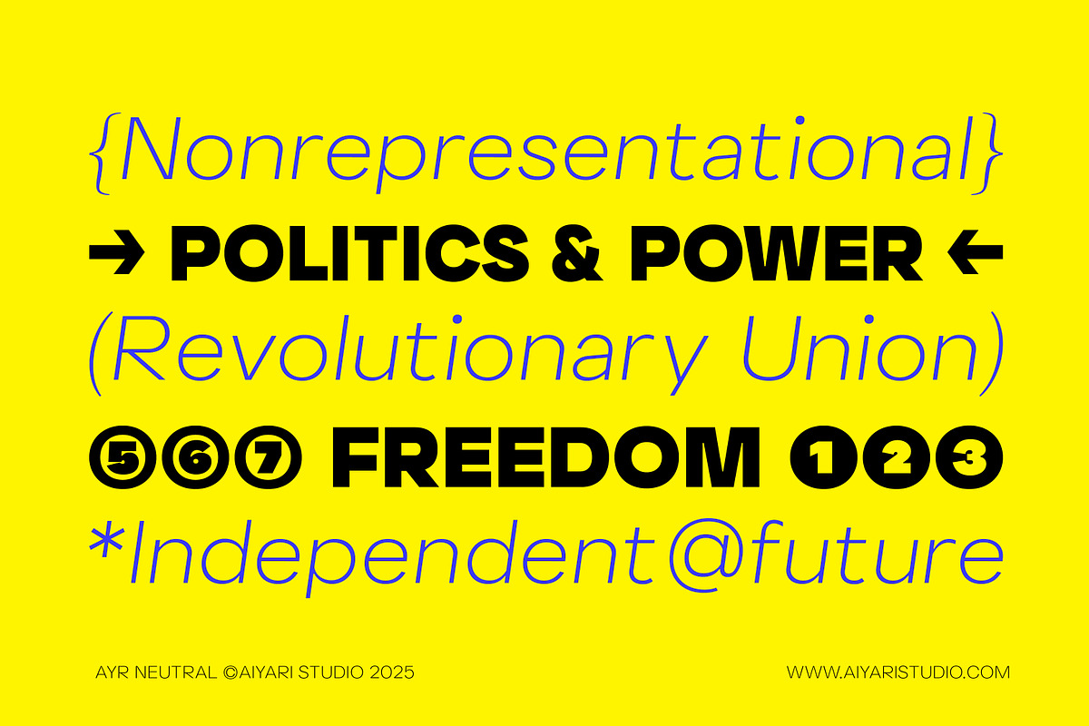 Neutral Font Family, a Sans Serif Font by Aiyari (Photo 6 of 15)
