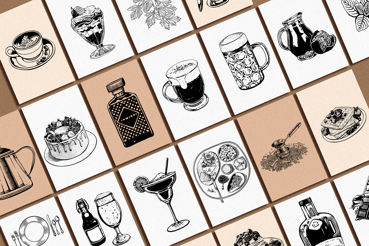 Menu Design Vector illustrations, a Graphic by Ekaproeka (Photo 9 of 14)