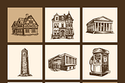 Vintage Building Illustration Set, a Decorative Illustration by Creative Stall (Thumbnail 10 of 10)
