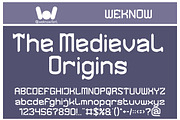 Knighthood font, a Font by weknow (Thumbnail 2 of 8)
