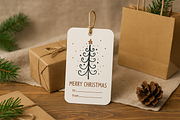 Christmas tag / nordic minimal tags, a Card Template by KimitahDesign (Thumbnail 7 of 7)