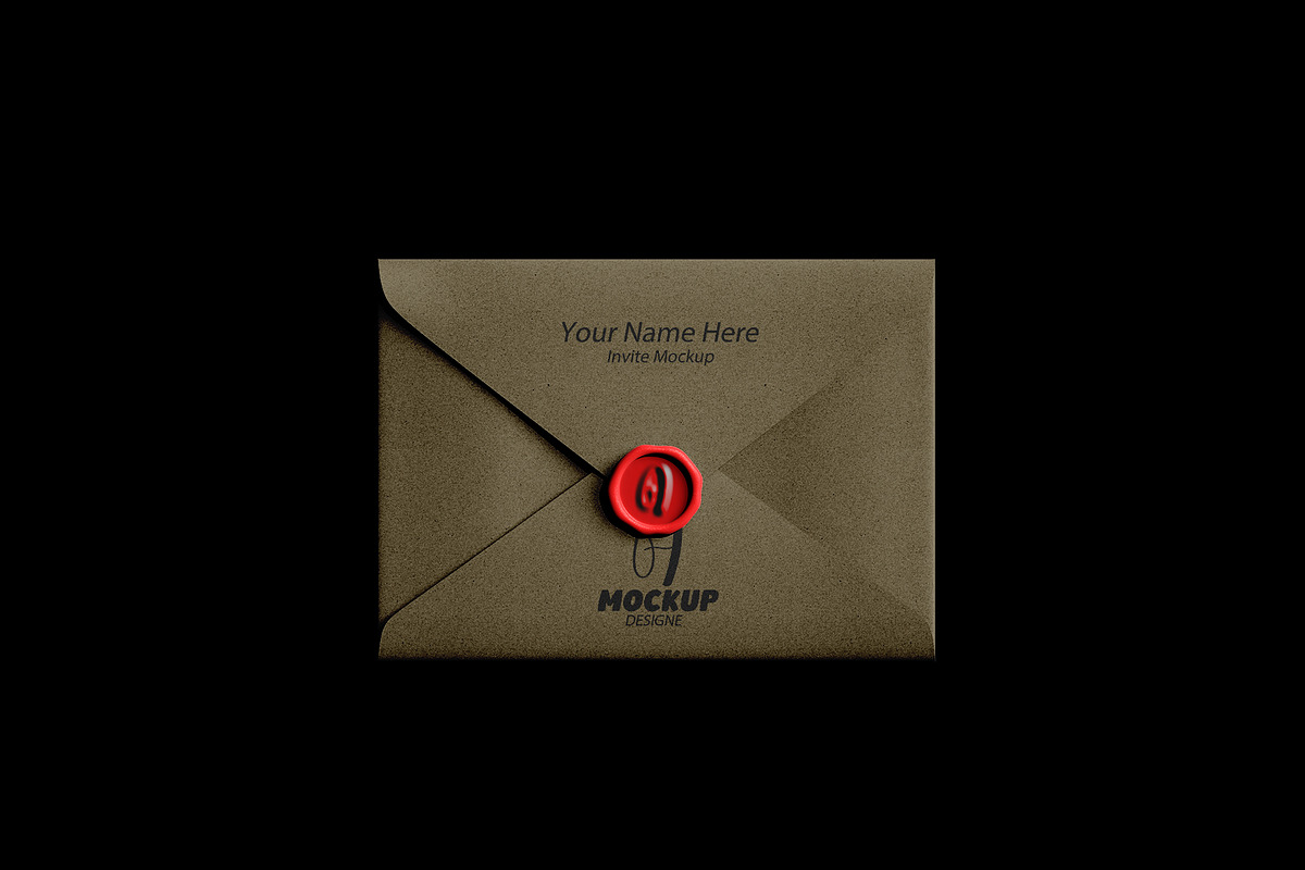Envelope Mockup with Insert Card, an Advertising Mockup by pixelmock (Photo 10 of 22)