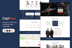 Lawyer & Attorney Landing Page