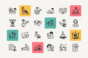 Daily Lifestyle Animations Set, an Outline Icon by Brickclay (Thumbnail 4 of 5)