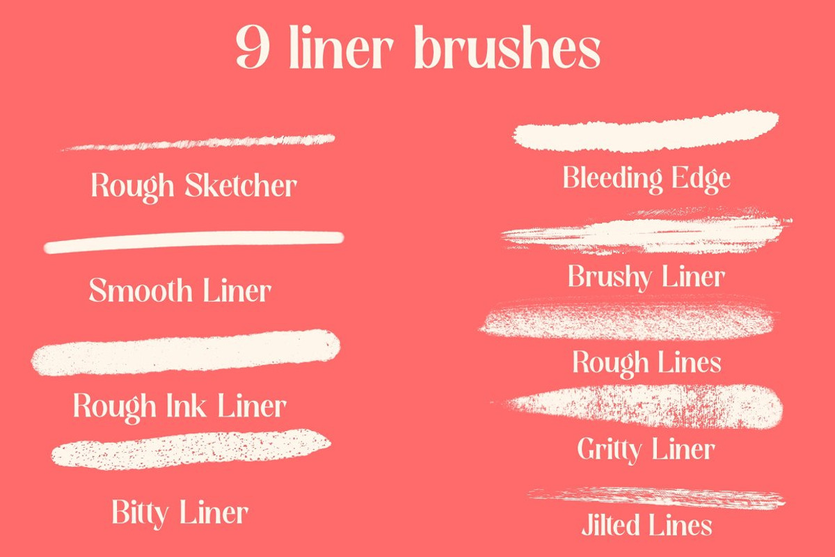 Procreate Essential Pattern Brushes, a Brush Add-On by KJP Designs (Photo 7 of 9)