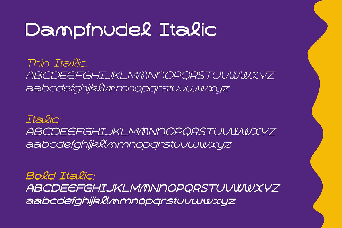Dampfnudel, a Sans Serif Font by takoliko (Photo 10 of 13)