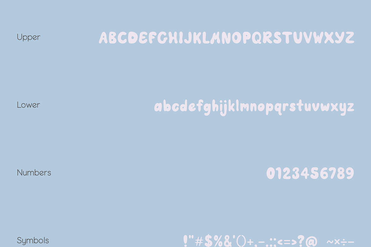Milky Drip Font, a Font by noonsun (Photo 5 of 5)