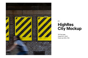 9 City Poster Mockups