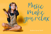 Boba Lova, a Script Font by AMINMARIO (Thumbnail 4 of 12)