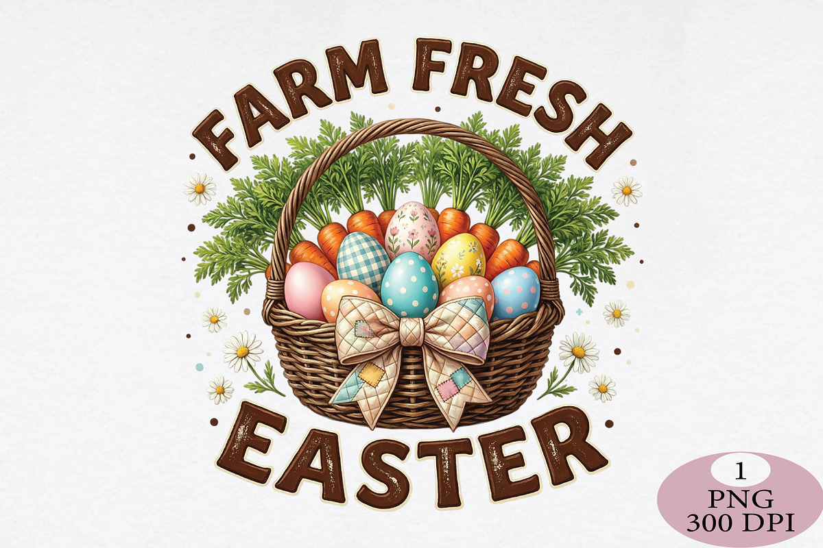Farm Fresh Easter PNG, an Illustration by Daily.Designs (Photo 1 of 5)