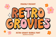 Retro groovies - Retro Font, a Handwritten Font by Keithzo (Thumbnail 1 of 7)