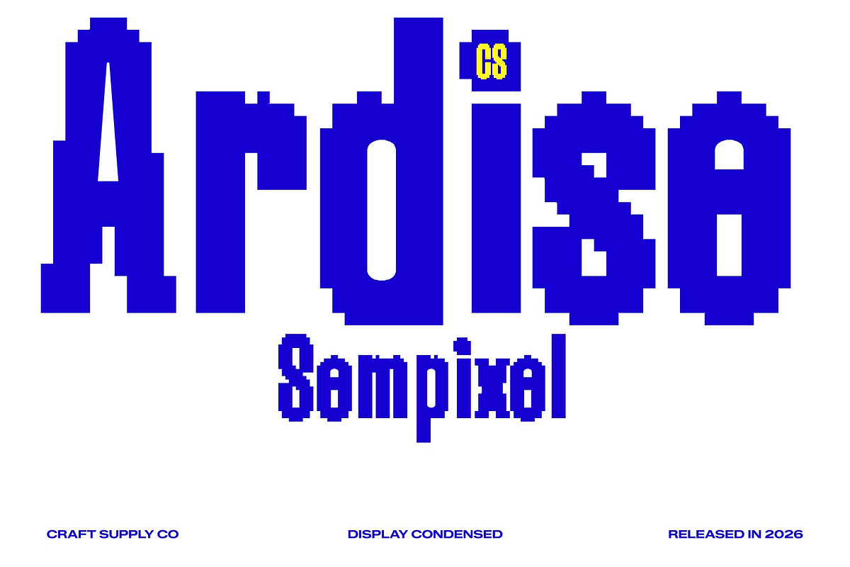 CS Ardise Semipixel, a Sans Serif Font by Craft Supply Co. (Photo 1 of 8)