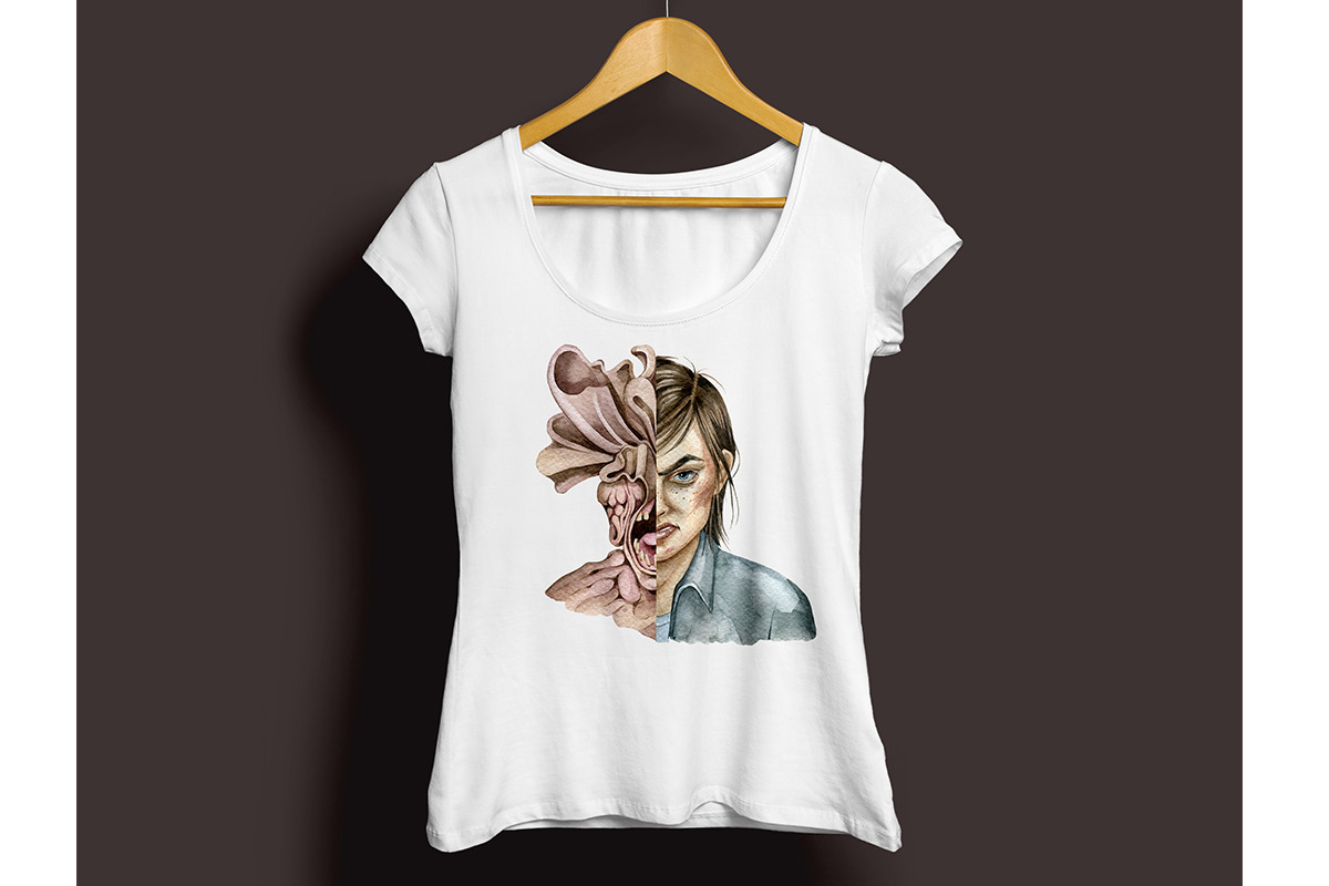 Zombies, monsters, mushrooms clipart, an Object Graphic by SimpleWishesArt (Photo 3 of 10)
