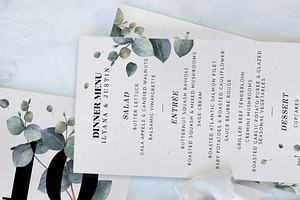 Eucalyptus Foliage Wedding Suite