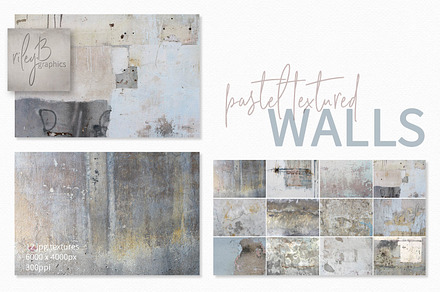 Pastel Textured Walls, a Texture Graphic by rileyBgraphics