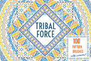 Tribal Force pattern brushes, a Brush Add-On by SHMEL_Studio (Thumbnail 1 of 4)