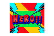 Hero Comic Art Background Design EPS, a Background Graphic by TrueVector (Thumbnail 1 of 3)