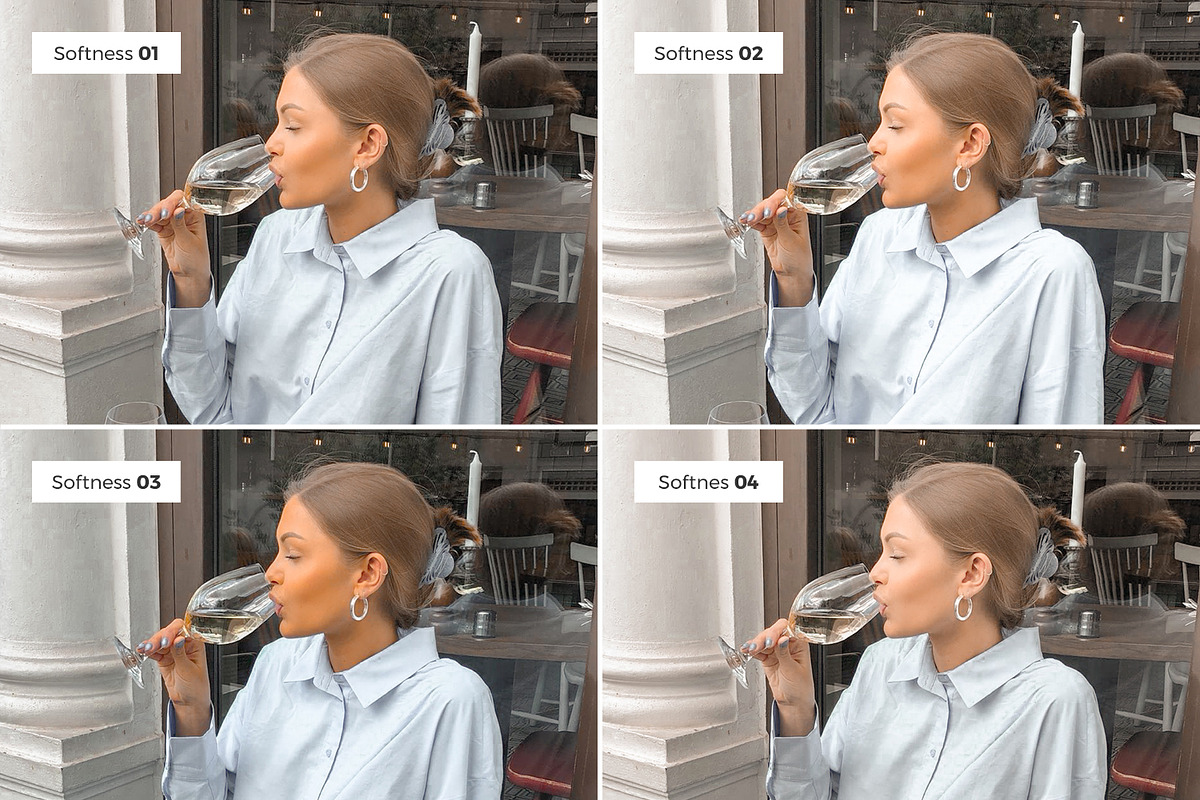 4 Lightroom Presets SOFTNESS, an Action Add-On by Graace Studio (Photo 4 of 8)